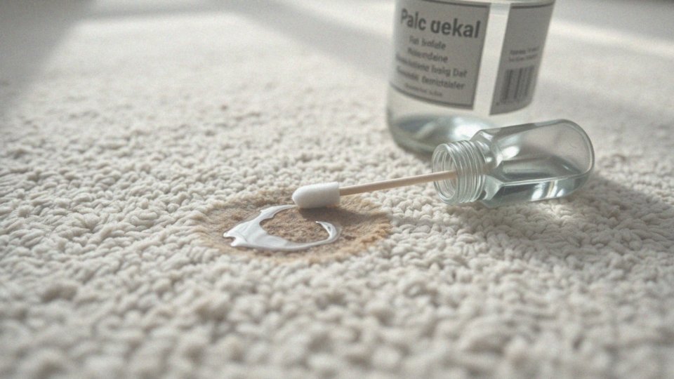 Jak alkoholu działa na stare, tłuste plamy?