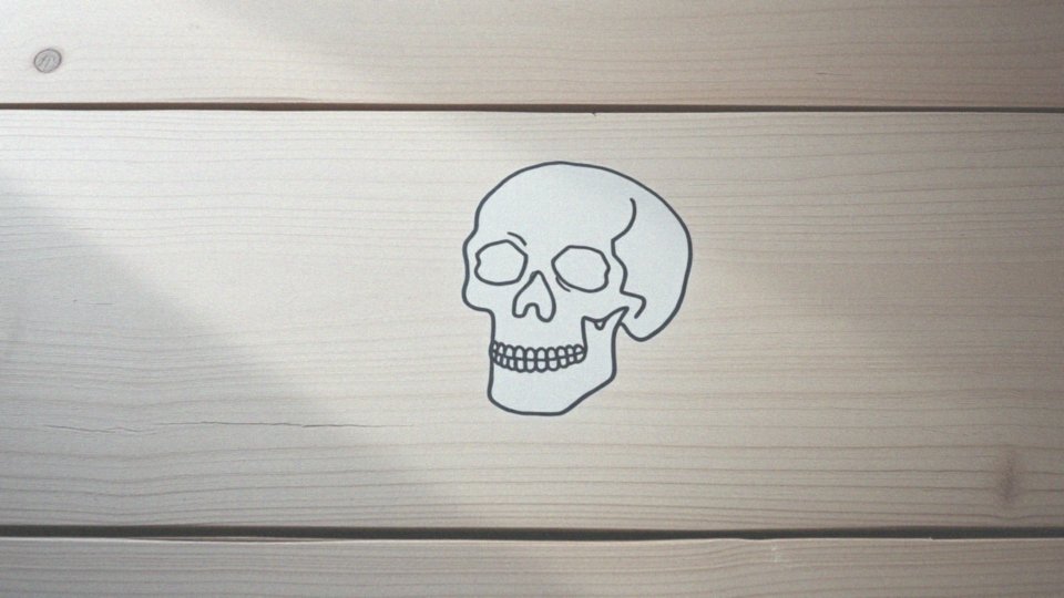Jak stworzyć minimalistyczny rysunek czaszki?