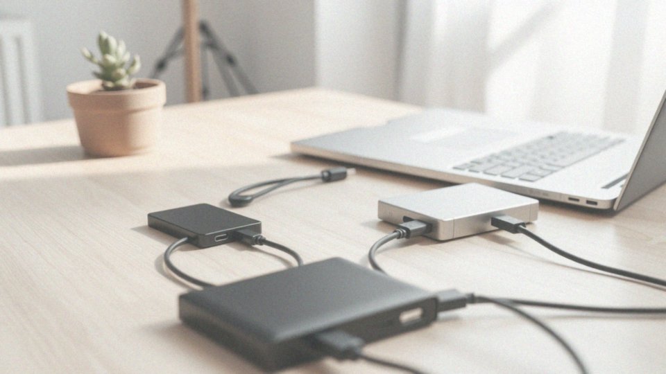 Jakie rodzaje dysków zewnętrznych można podłączyć do laptopa?