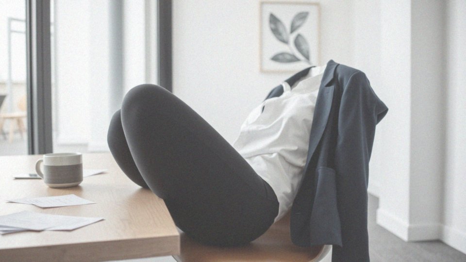 Jakie stylizacje z legginsami są odpowiednie do pracy?
